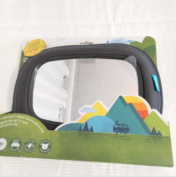 Brica Car Baby Mirror Reflection Clear Sight Multi Attach Shatterproof - Picture 1 of 6